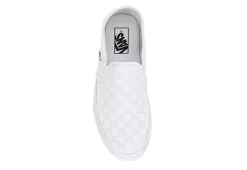 Vans Mens Asher Slip On Sneaker - White -Chic Shoe Shop US 01 630261 05