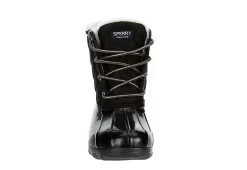 Sperry Girls Port Boot Rain Boot - Black -Chic Shoe Shop US 01 701397 02