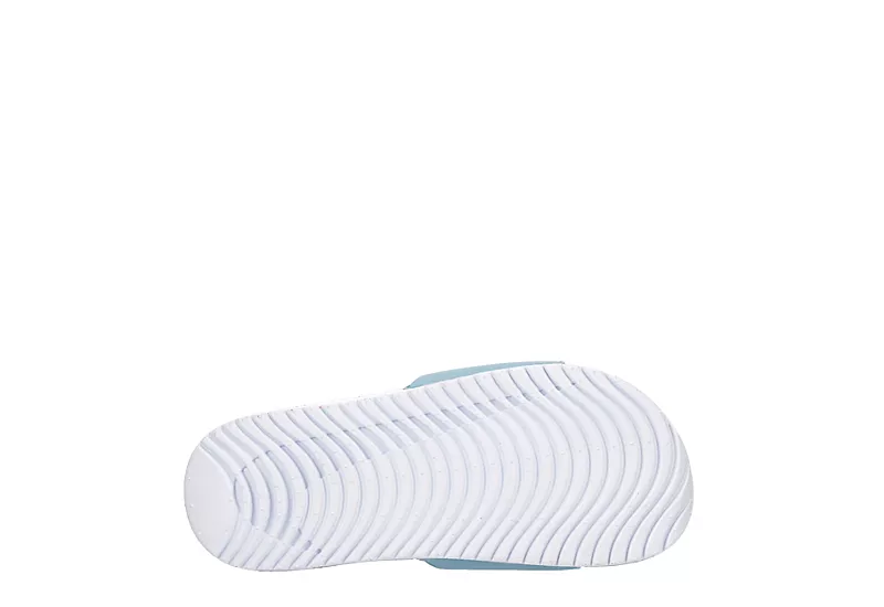 Nike Girls Kawa Slide Sandal - Blue 9 Nike Girls Kawa Slide Sandal - Blue - Image 7