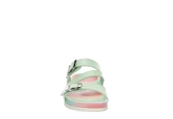 Cupcake Couture Girls Willow Footbed Sandal - Mint -Chic Shoe Shop US 01 702171 02