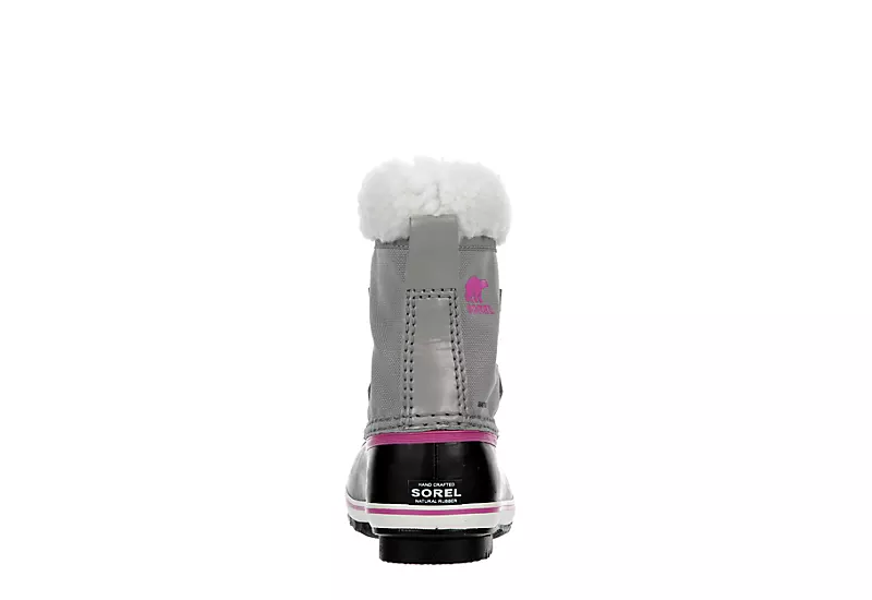 Sorel Girls Infant Pac Nylon Wp Snow Boot - Grey 7 Sorel Girls Infant Pac Nylon Wp Snow Boot - Grey - Image 5