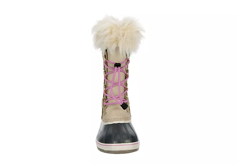 Sorel Girls Joan Of Arctic Wp Snow Boot - Tan 5 Sorel Girls Joan Of Arctic Wp Snow Boot - Tan - Image 3