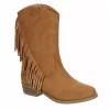 Dv By Dolce Vita Girls Lillyth Western Boot - Tan -Chic Shoe Shop US 01 702429 00