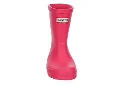 Hunter Boots Llc Girls Infant Original First Classic Rain Boot - Pink -Chic Shoe Shop US 01 702492 02