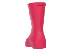 Hunter Boots Llc Girls Infant Original First Classic Rain Boot - Pink -Chic Shoe Shop US 01 702492 04