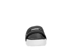 Puma Girls Karmen Slide Sandal - Black -Chic Shoe Shop US 01 702763 02