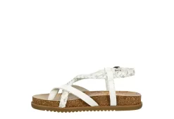 Blowfish Girls Foxtail-k Sandal - Off White -Chic Shoe Shop US 01 702823 03