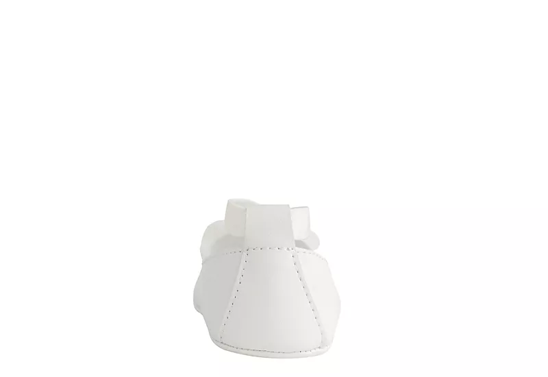 Baby Deer Girls Infant Ellen Dress Flat - White 7 Baby Deer Girls Infant Ellen Dress Flat - White - Image 5