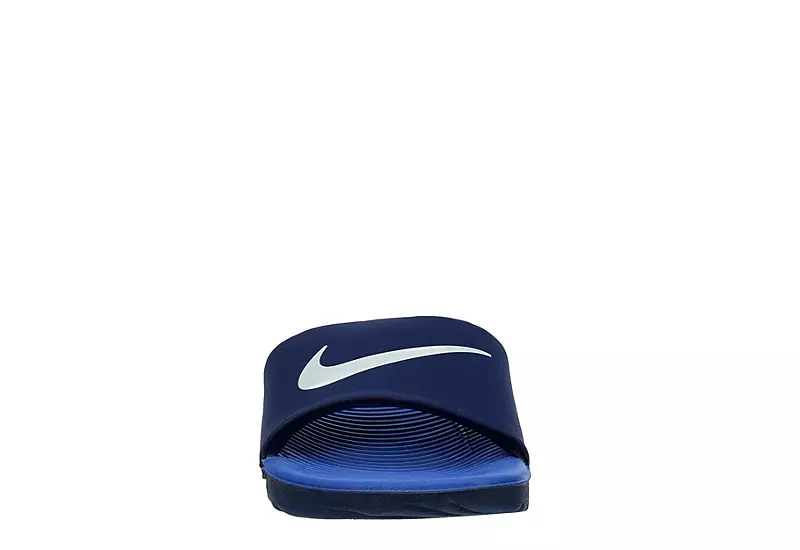 Nike Boys Kawa Slide Sandal - Navy 4 Nike Boys Kawa Slide Sandal - Navy - Image 3