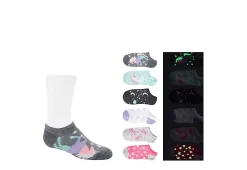 Sof Sole Girls Unicorn Galaxy No Show Socks 6 Pairs - Assorted